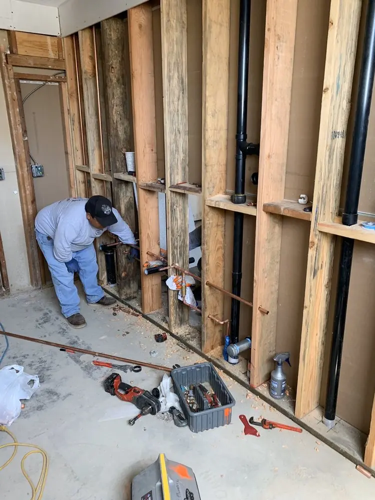 Commercial rough-in plumbing for Water Heater Replacement in Linden Heights